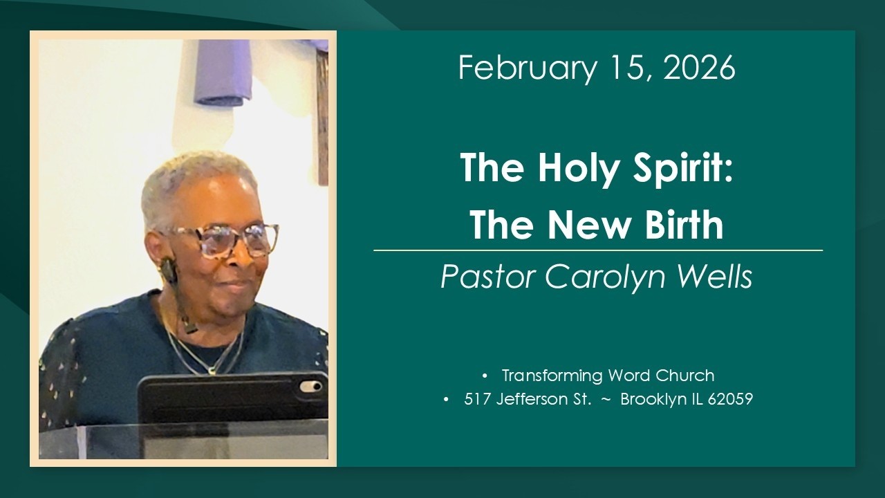 The Holy Spirit - The New Birth