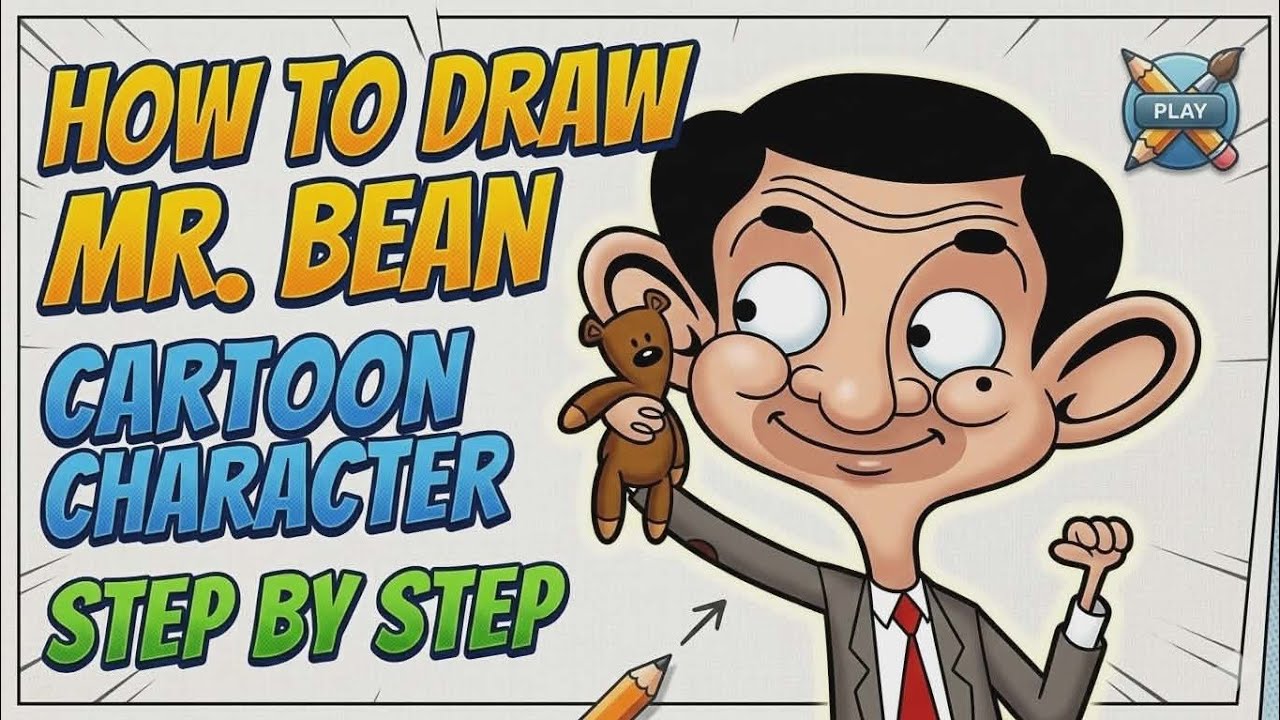 How to draw Mr. Bean || Joy Roy #art #viral 