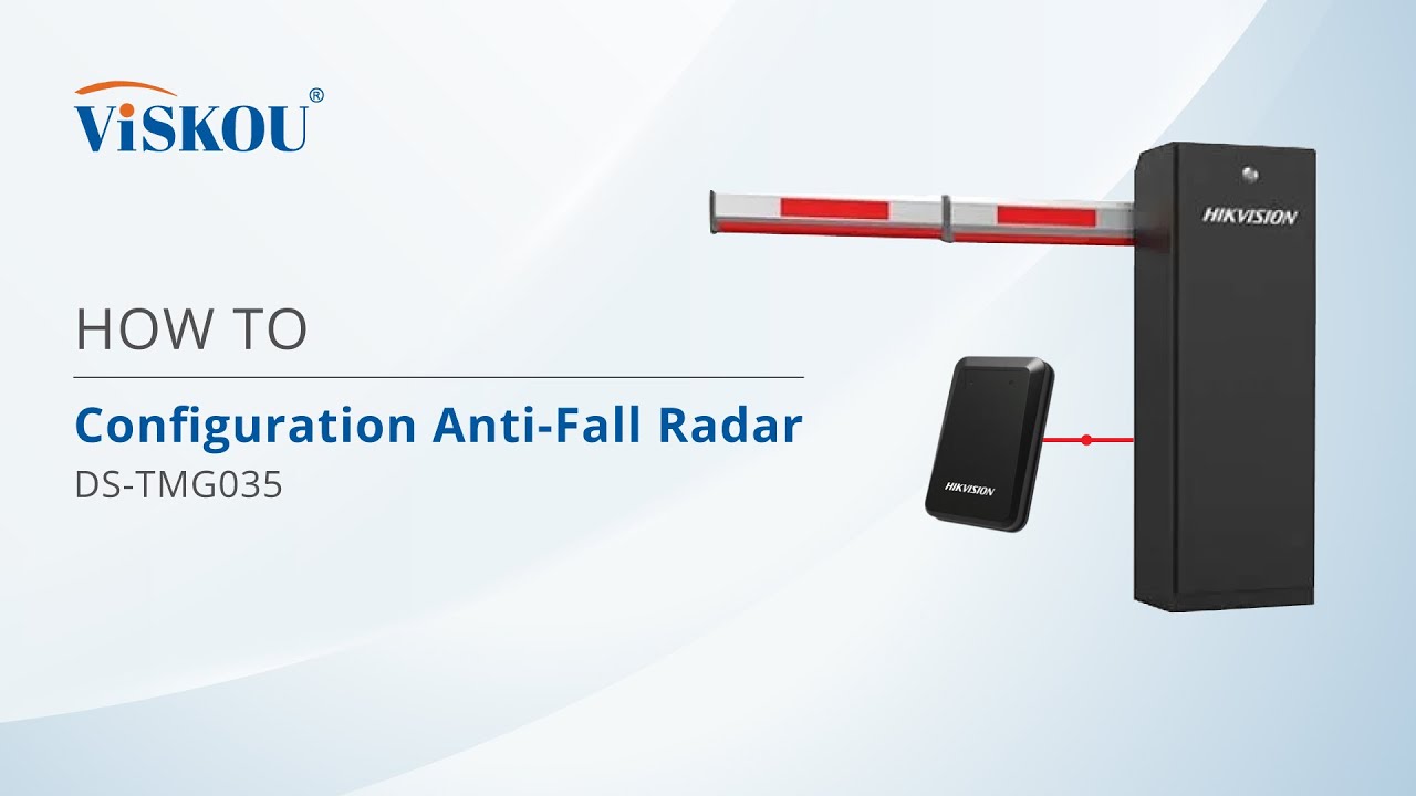 HOW TO : Configure Hikvision Anti-Fall Radar (DS-TMG035) for Entrance & Exit Parking Management