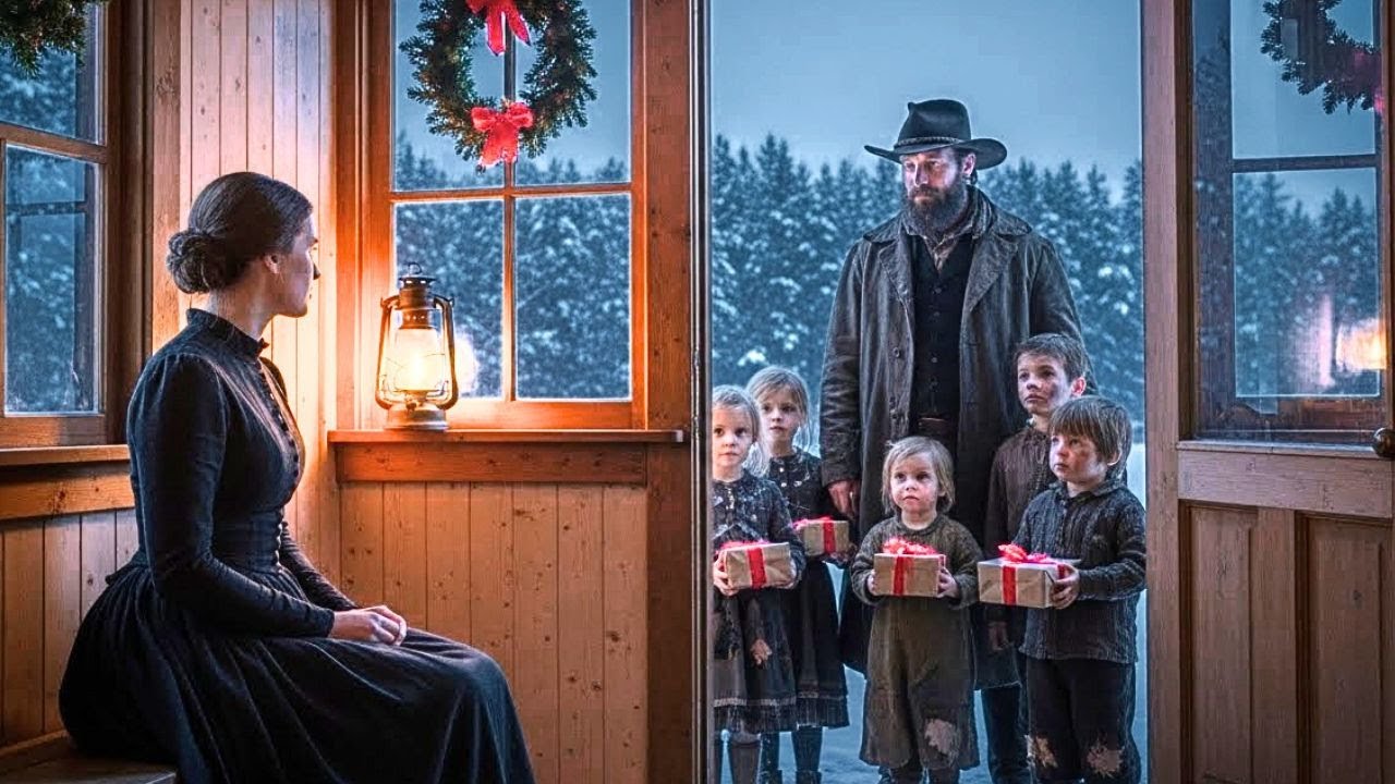 Christmas Eve She Had Nobody — A Widower With 5 Children Changed Her Life