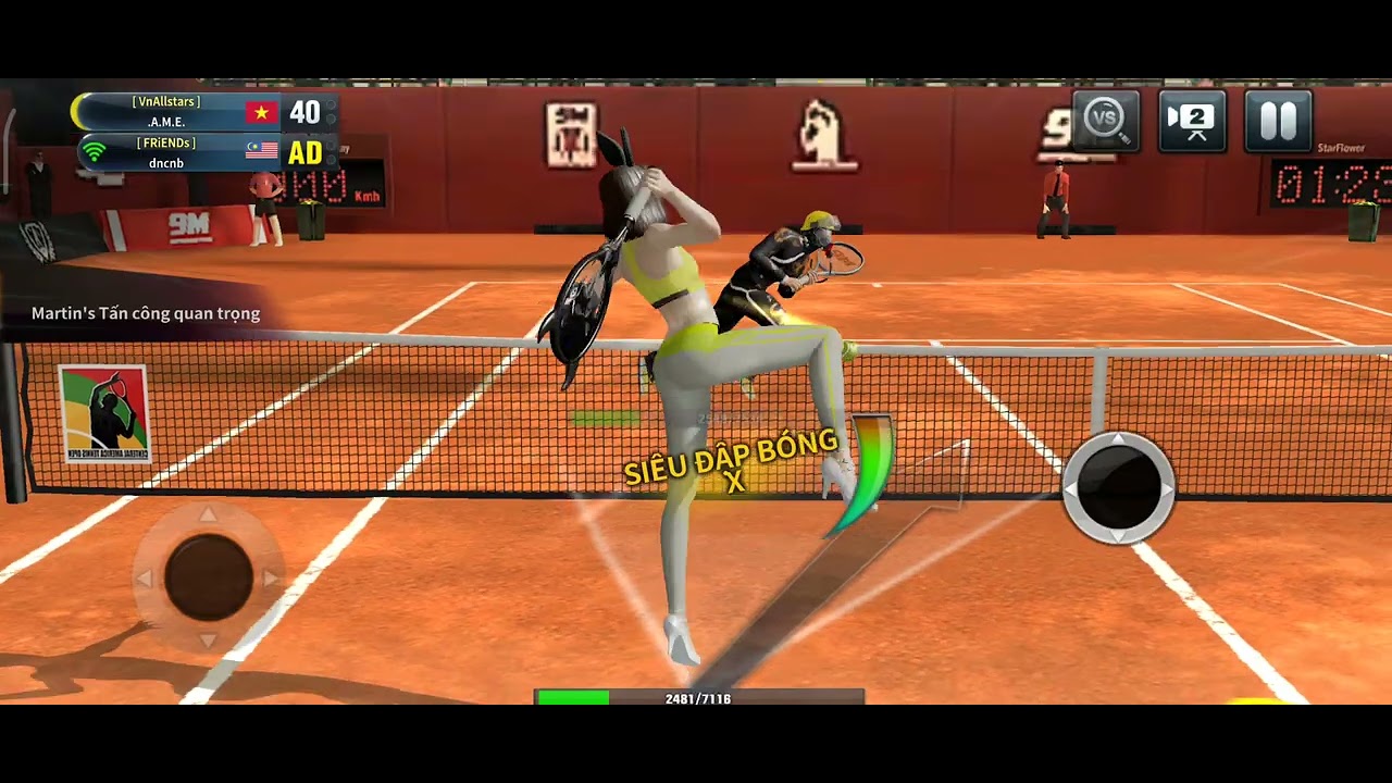 Ultimate tennis : AME vs dncnb good game bro