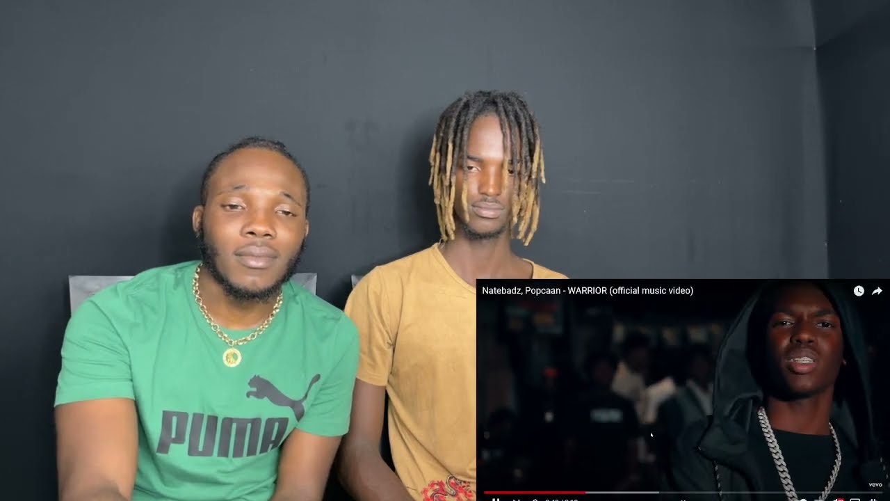 Natebadz, Popcaan - WARRIOR (official music video) (REACTION!!!)
