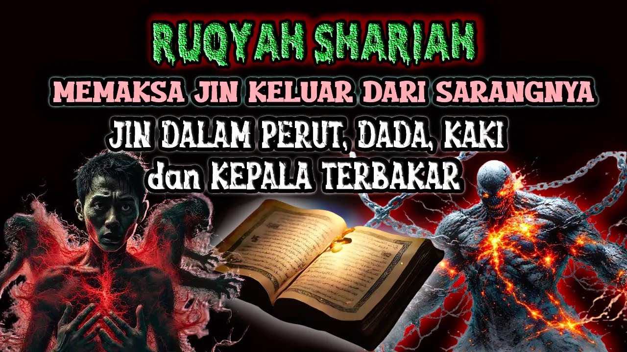 Ruqyah Hancurkan Jin yang tinggal di Otak, Jantung, Paru-paru  dan seluruh Organ Tubuh
