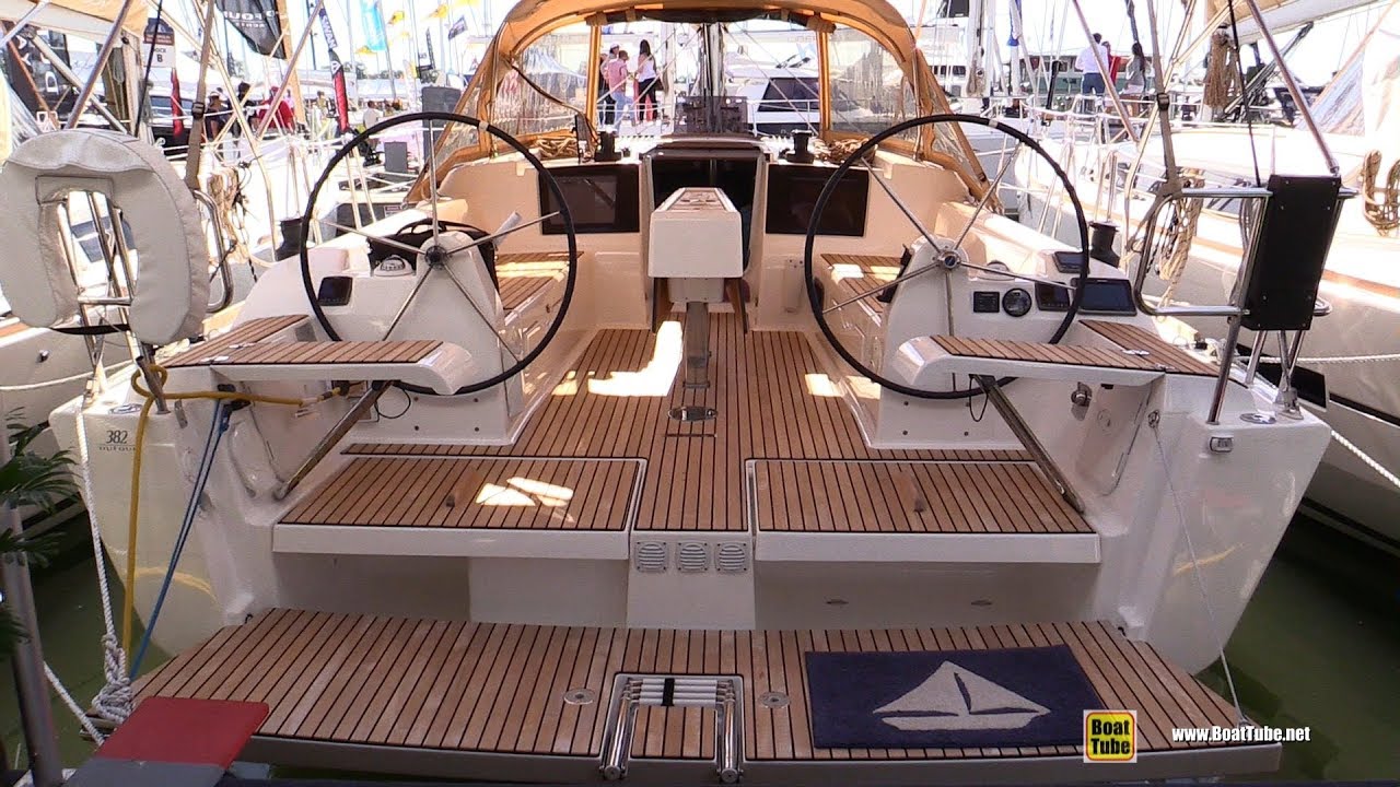 2017 Dufour 382 Grand Large - Deck and Interior Walkaround - 2017 Annapolis Sail Boat Show