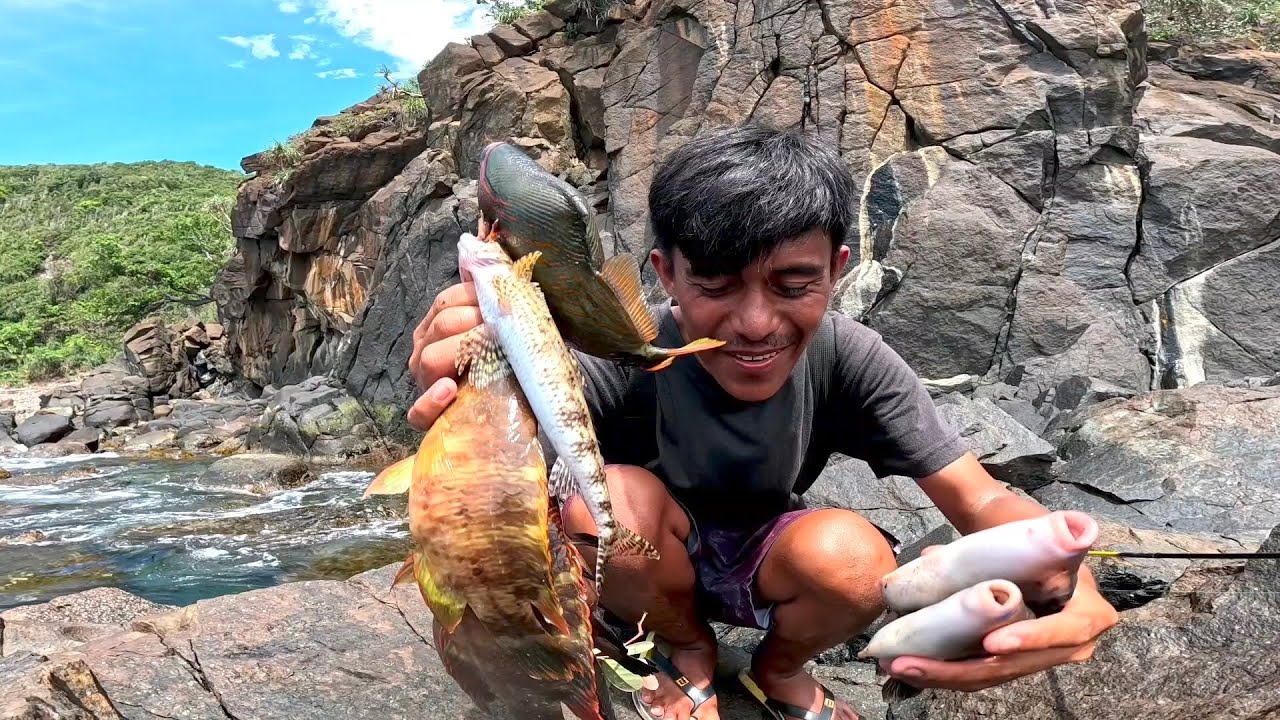 Ang Daming Isda Dito ! Di na Kaylangan Ihagis Ang Pain