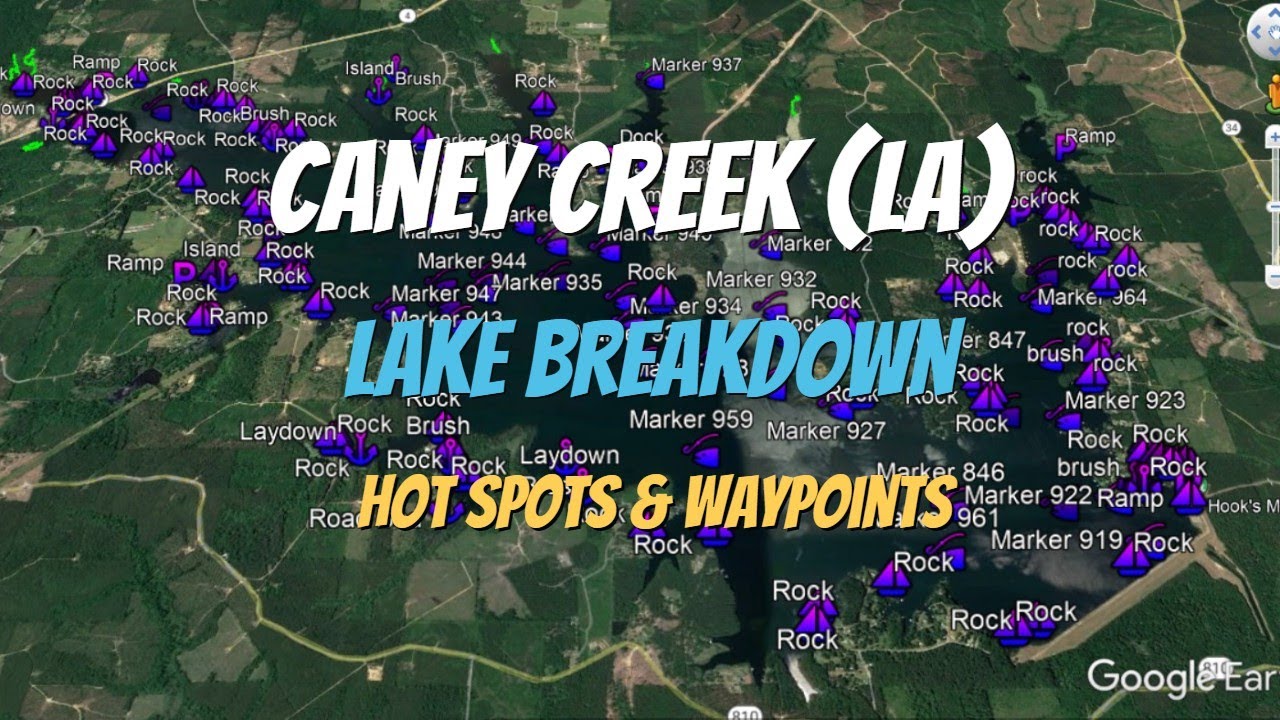 Caney Creek LA - Full Lake Breakdown (Ep. 2) - Find the Bass Fast!!