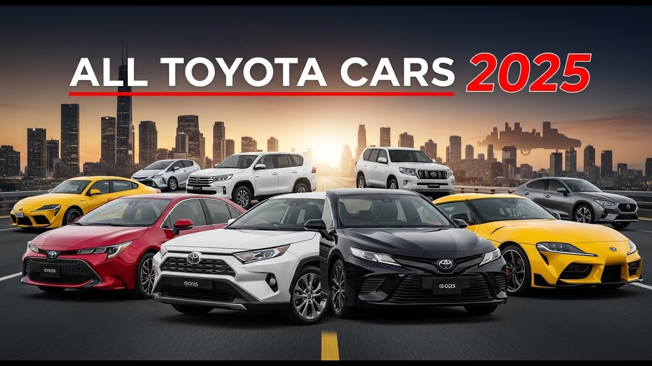 All Toyota Car Models Explained | Sedans, SUVs, Hybrids & Trucks 2025