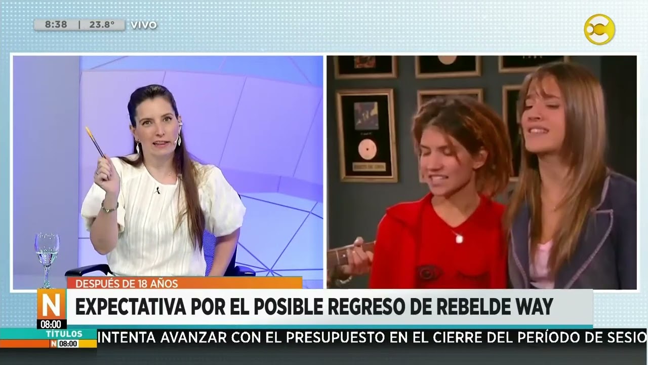 Expectativa por el posible regreso de Rebelde Way │N8:00│25-11-24