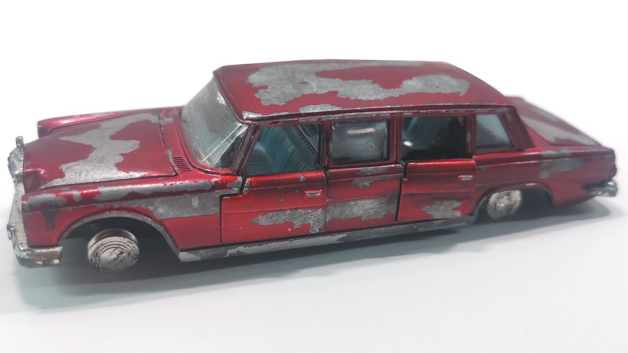 Dinky восстановление Mercedes Benz 600 Pullman №128 Игрушечная модель литая.