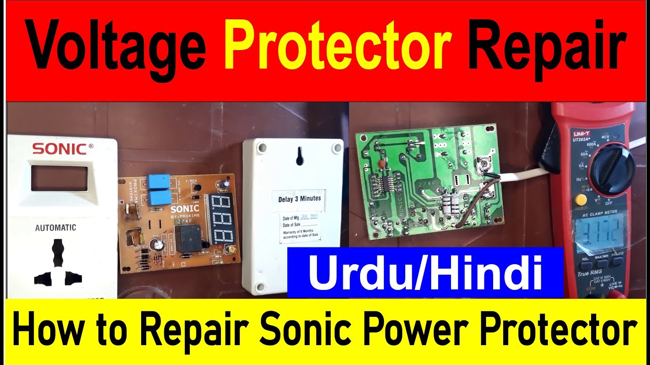 How to Repair Digital Electronic Voltage Protector at Home | Sonic Digital Protector Repair