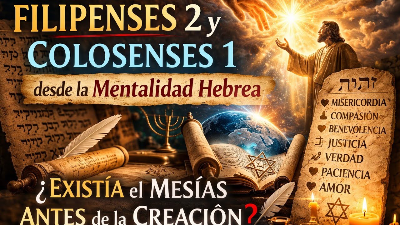Filipenses 2 y Colosenses 1 desde la Mentalidad Hebrea | ¿Existía el Mesías Antes de la Creación?