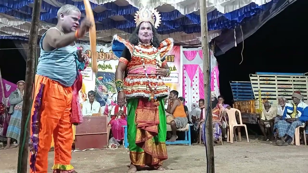 வெற்றி வேல் நாடக சபா கோபால் வாத்தியார் துயில் நாடகம் பாண்டவர்கள் அஸ்தினாபுரம்செல்லும் போது9944814014