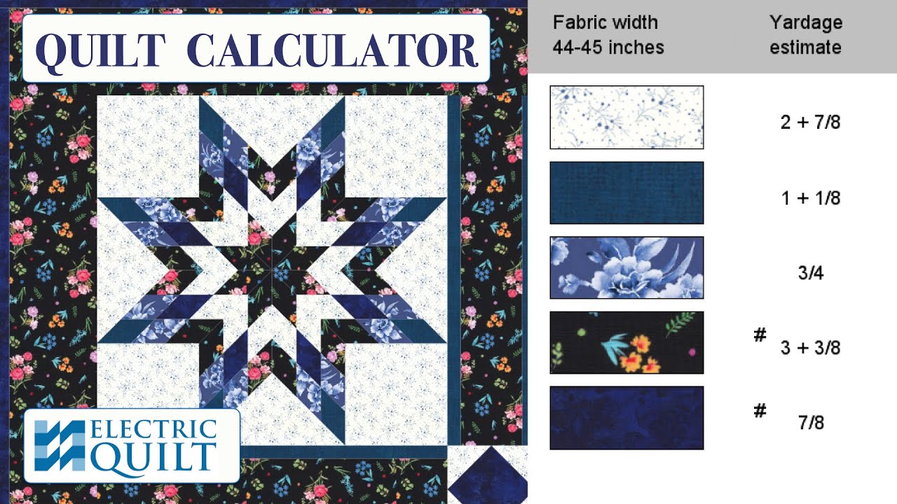 How to Calculate Quilt Fabric Yardage with EQ8
