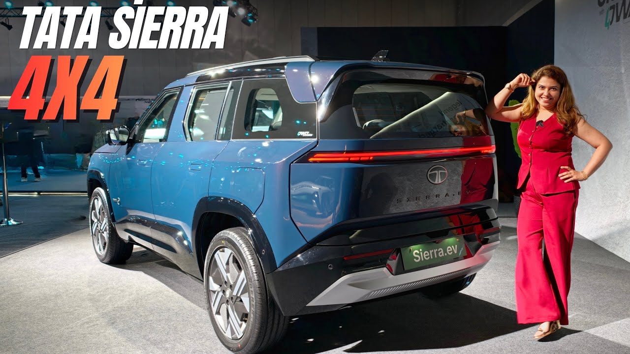 Представлен Tata Sierra EV AWD с запасом хода 665 км &mdash; все подробности