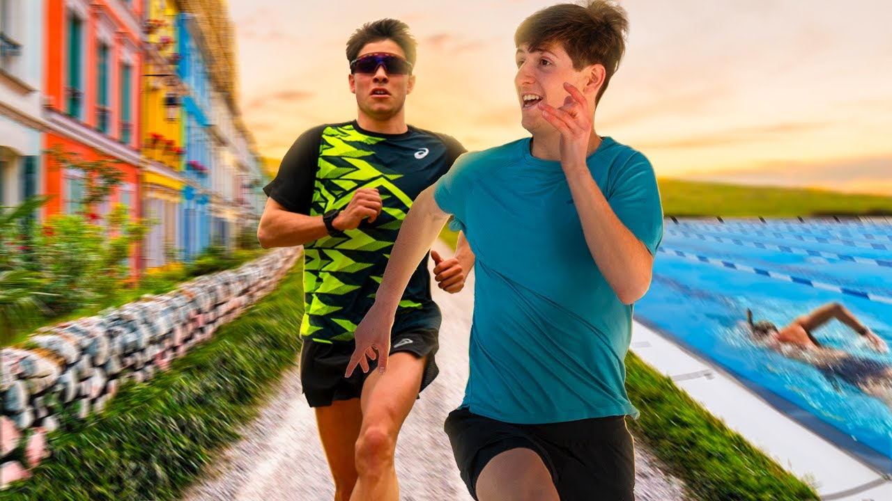 Une journée avec le CHAMPION DU MONDE de TRIATHLON - Il me fait sauter le caisson 🥵