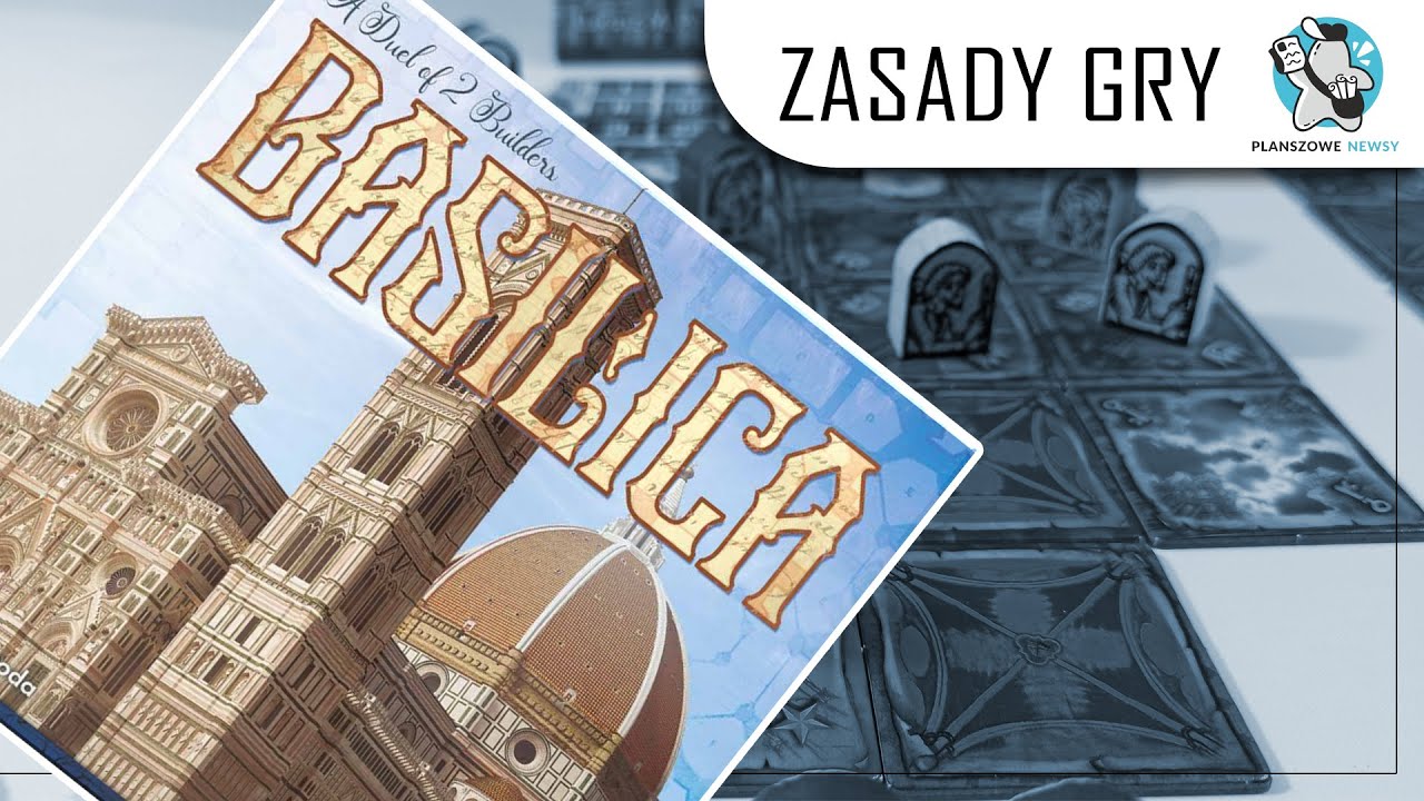 BASILICA || Dwuosobowa, wredna gra kafelkowa - zasady + minigameplay || Portal Games || jak grać?
