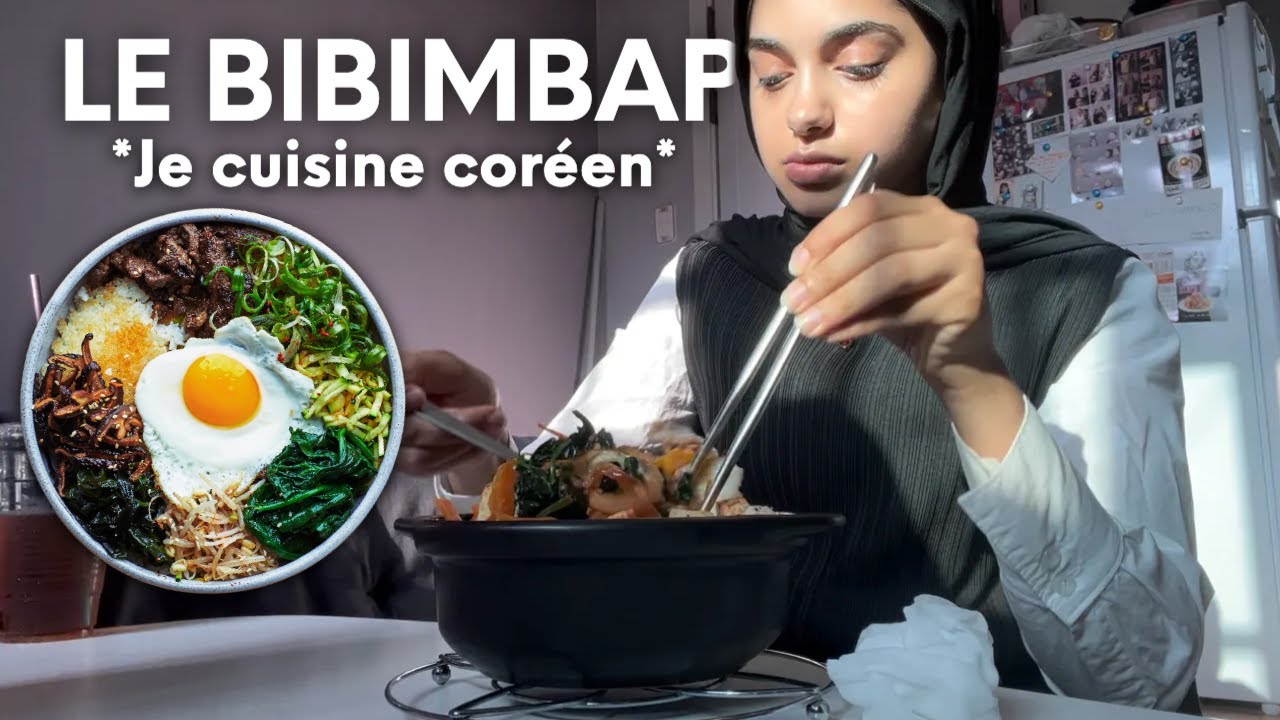 Je cuisine coréen - le bibimbap
