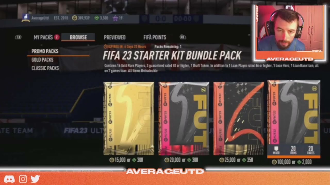 OPENING MY FIFA 23 STARTER KIT BUNDLE PACK!!! FIFA 23