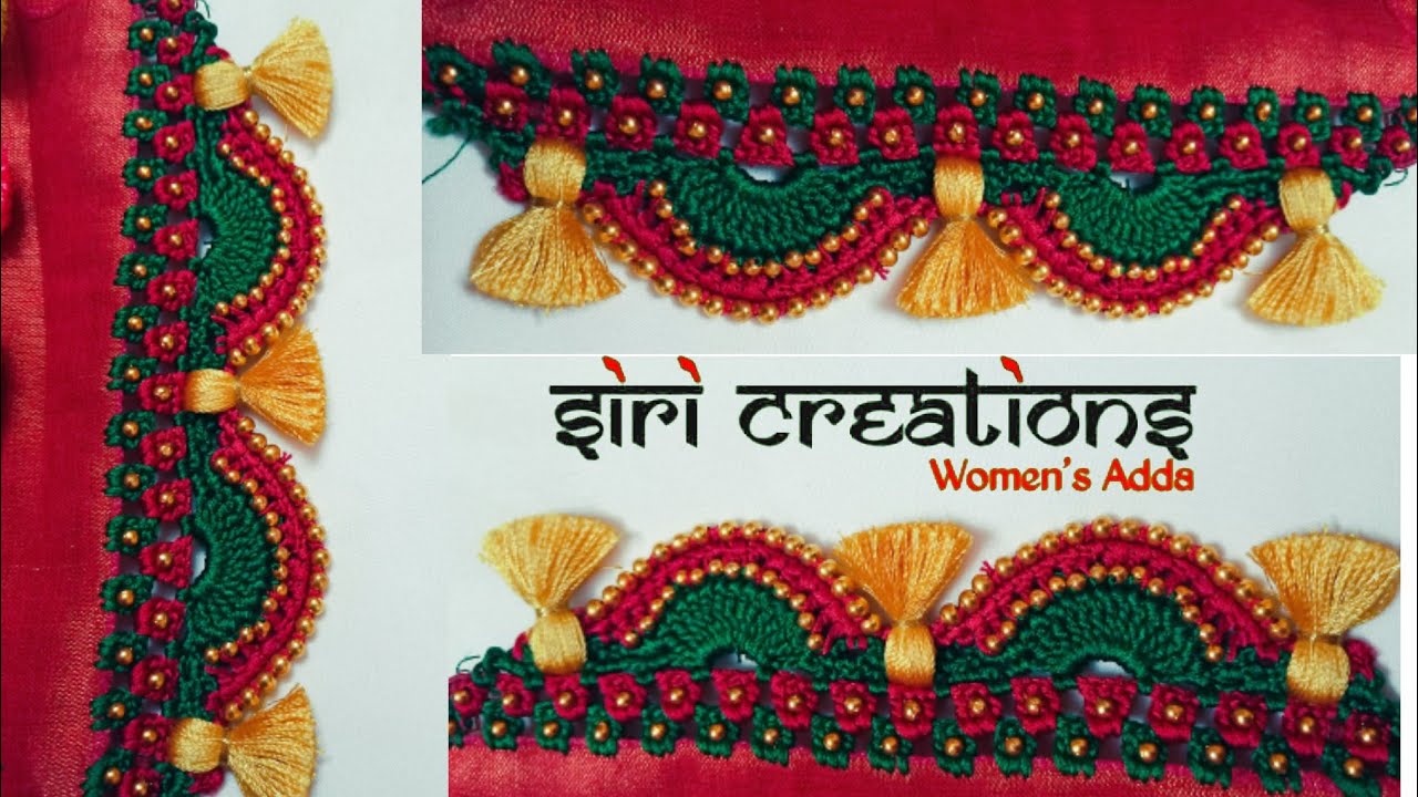 New Saree Kuchu #87 //Bridal Saree Kuchu design tutorial