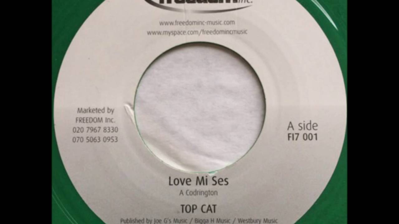 TOP CAT / Love Mi Ses - Reggae - Woman deh yah Riddim - 7inch vinyl record