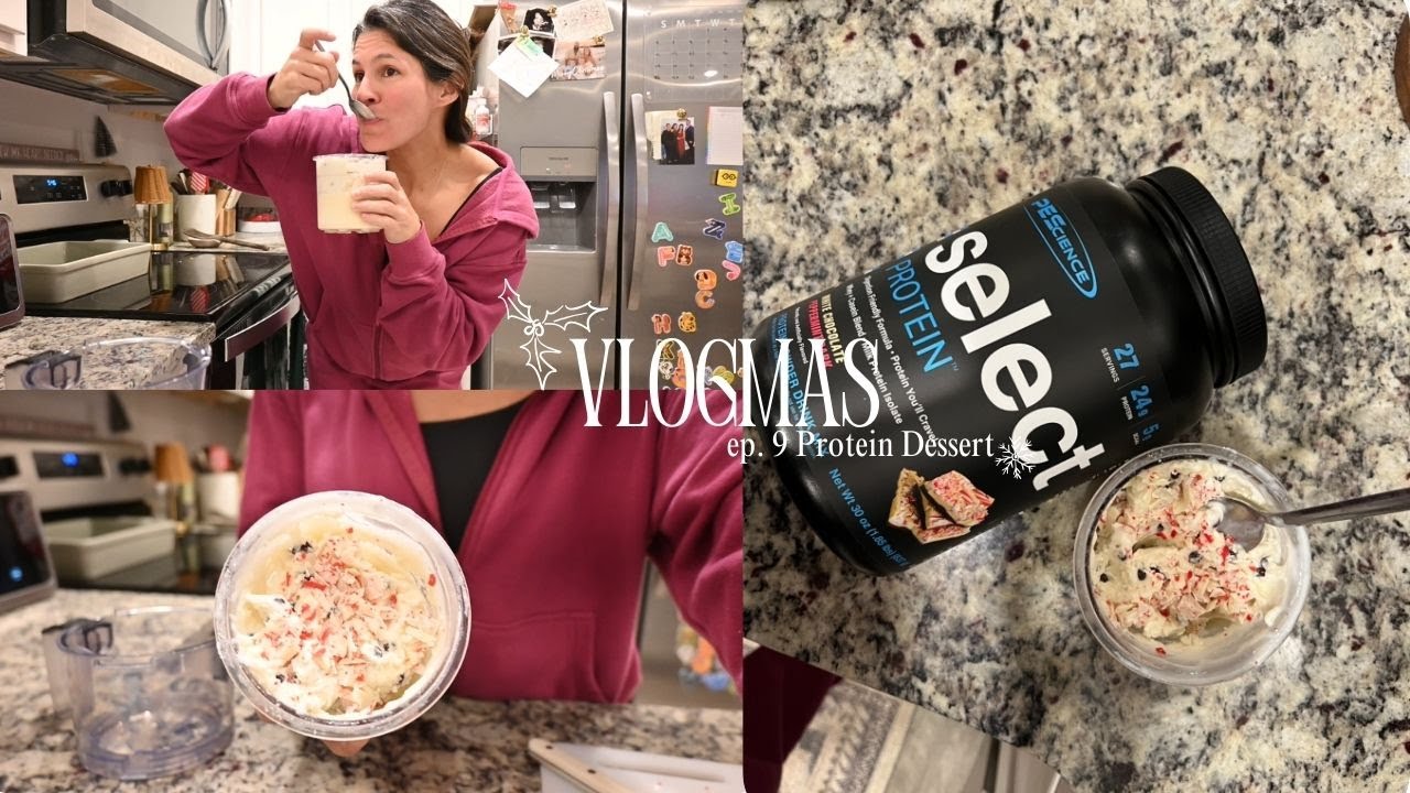 Vlogmas ep. 9 Protein Dessert