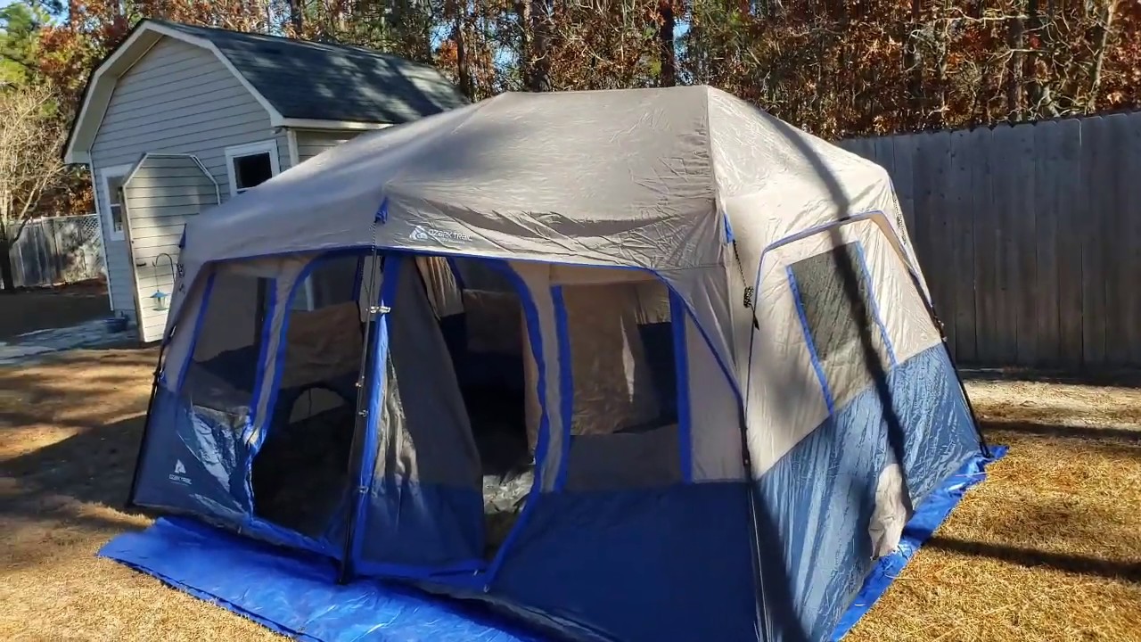 OZARK TRAIL INSTANT TENT SET-UP REVIEW