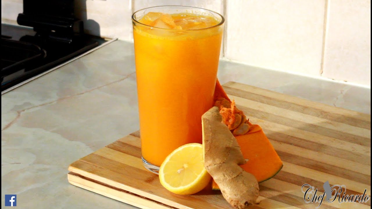 Pumpkin Juice For Skin Treatment | Recipes By Chef Ricardo
