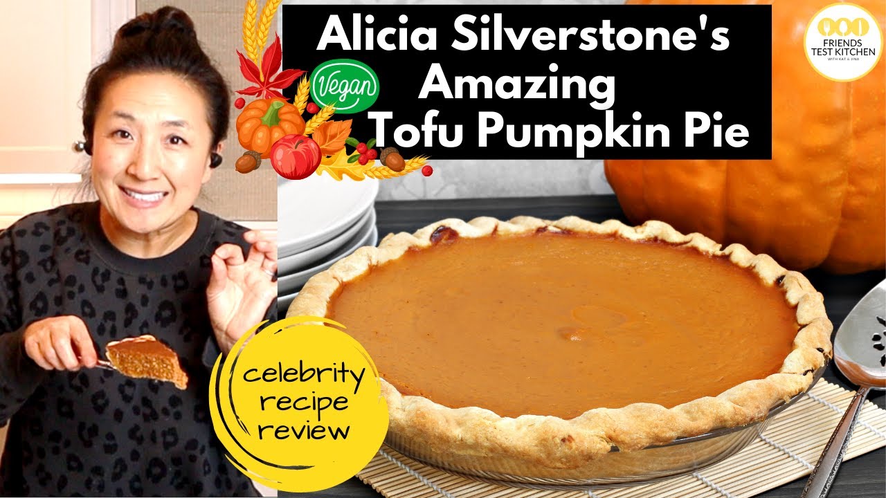 TestingAlicia Silverstone's Tofu Pumpkin Pie for Vegan Thanksgiving