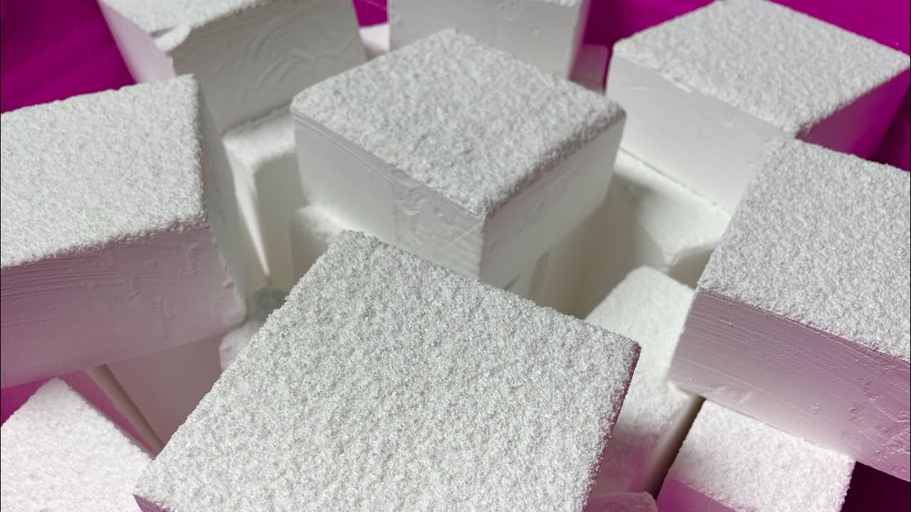 24 Fresh PJ Chalk Blocks Topped with Sifted Chalk Powder