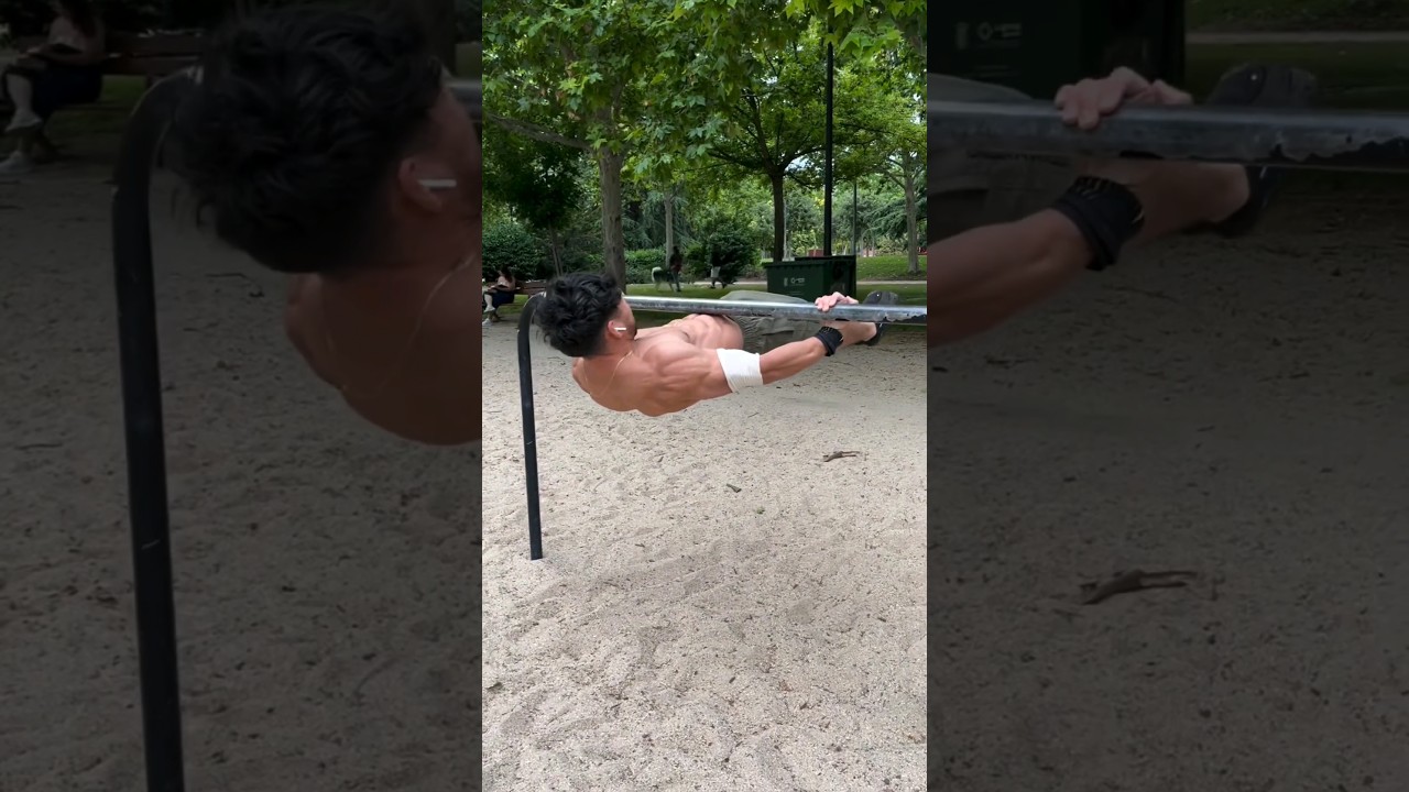 Insane pulling strength 💪🏻 @mani_workout