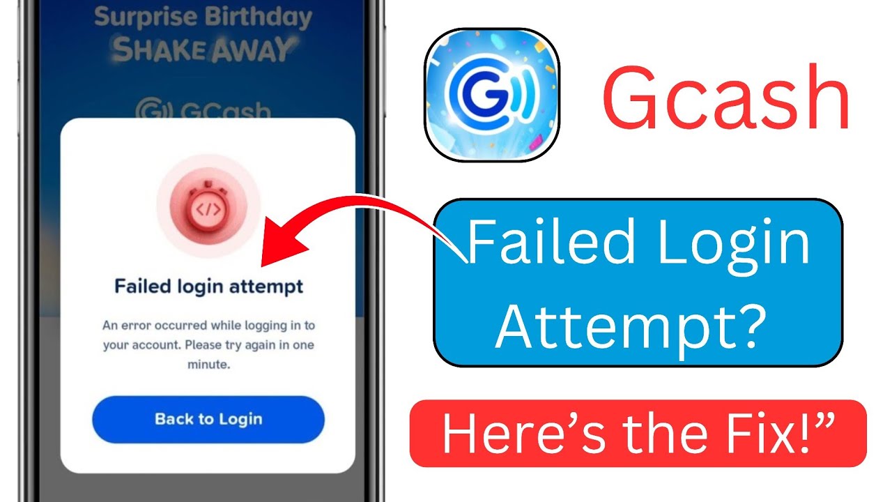 How to Fix Failed Login Attempt GCash Problem 2025 | GCash Failed Login Error