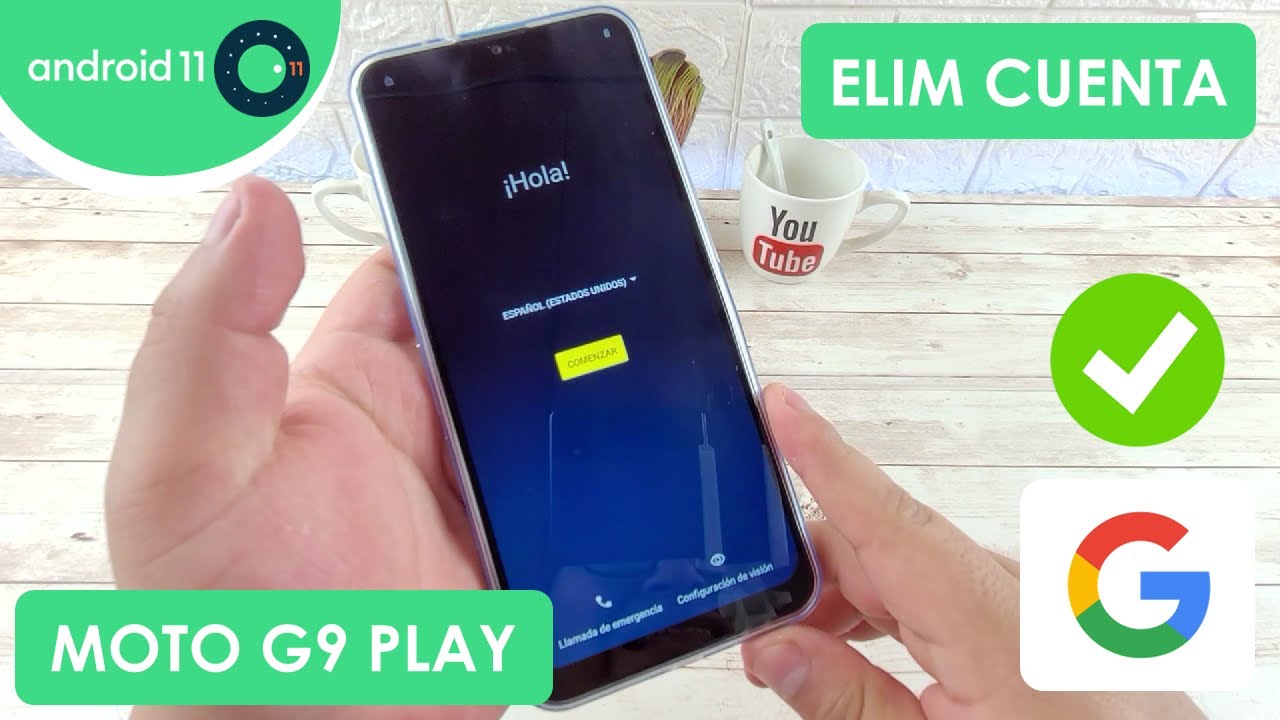 Eliminar Cuenta de Google Motorola Moto G9 Play | Android 11
