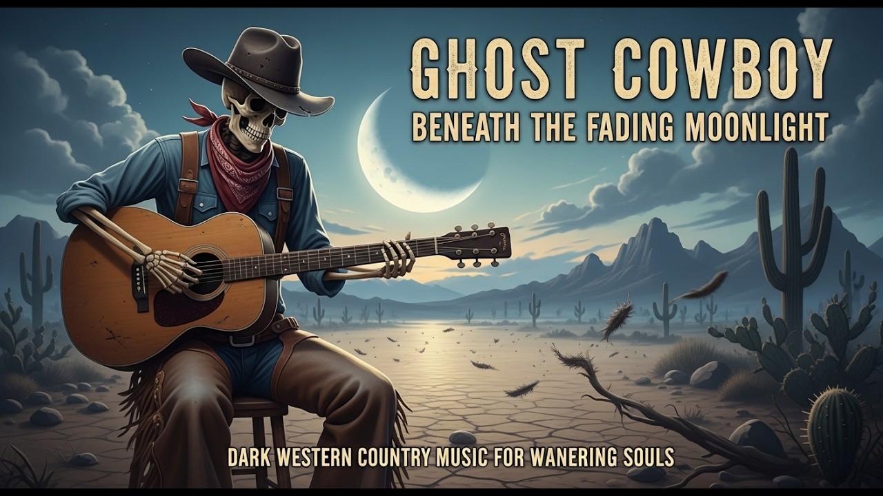Ghost Cowboy Beneath the Fading Moonlight – Dark Western Country Music for Wandering Souls