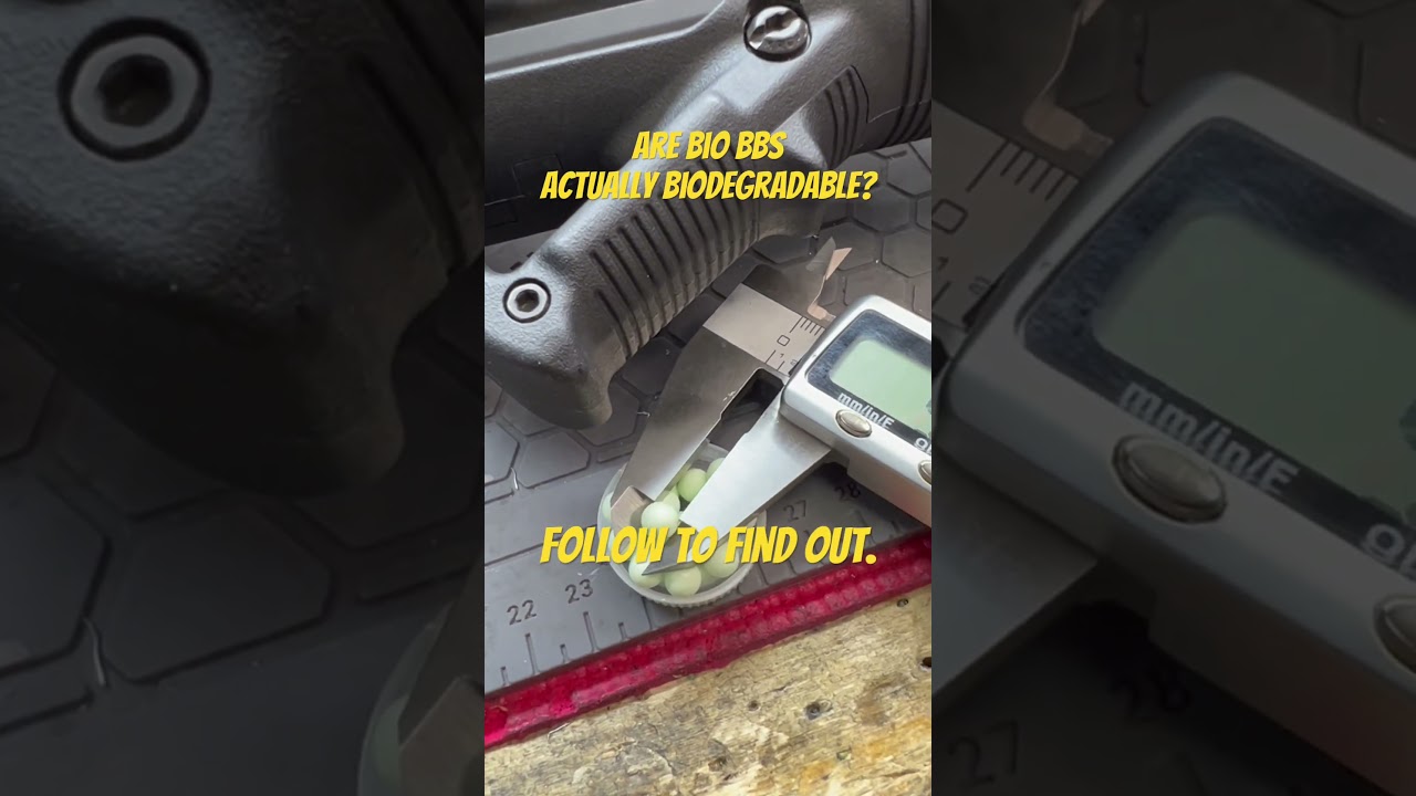 How long does it take Bio airsoft bbs to biodegrade?? #battalionairsoftarena #airsoft #biobbs