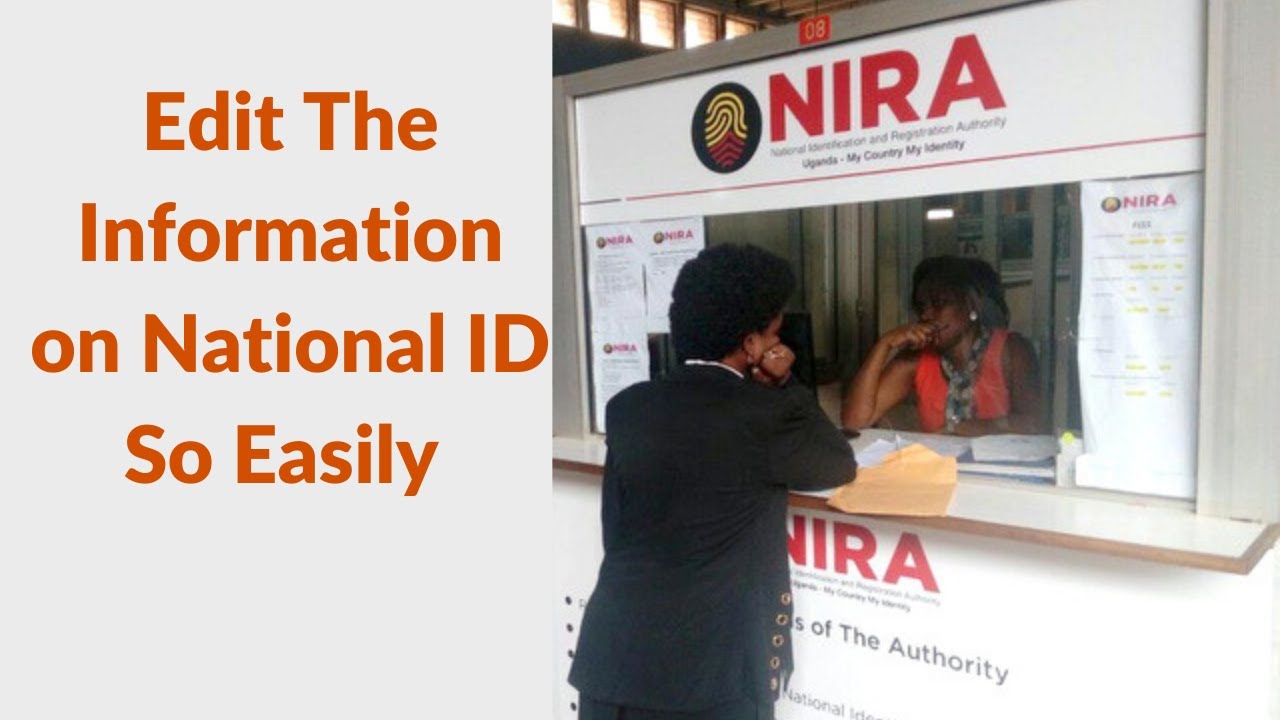 How to Edit/Change the Information/ Particulars on Ugandan National ID