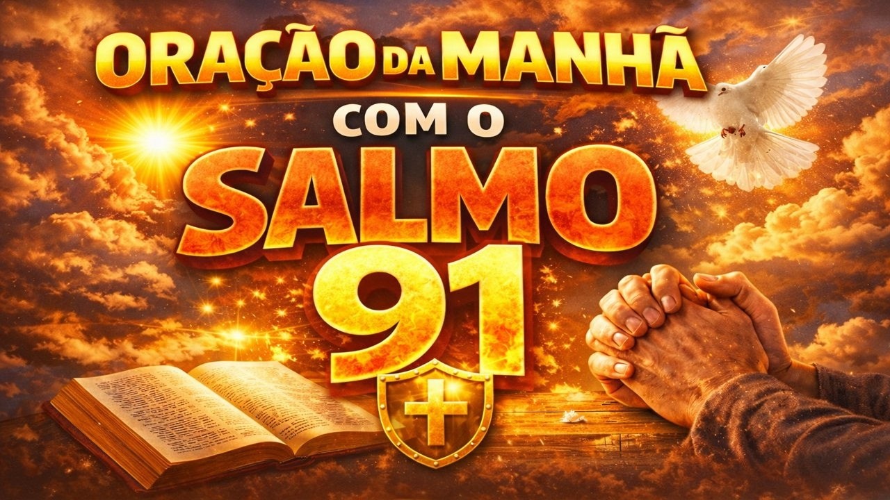 COMECE O DIA DEBAIXO DA PROTEÇÃO DE DEUS | Oração da Manhã com Salmo 91