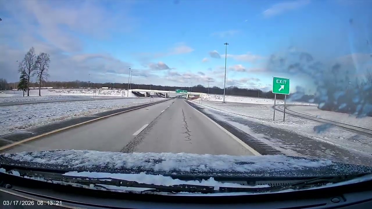 Dashcam Captures Daylight Meteor Shooting Over Northeast Ohio Highway