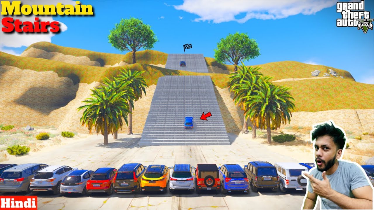 Which Indian Car Will Climb This Mountain Stairs GTA 5