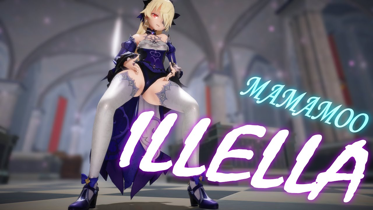 【原神/Genshin Impact】フィッシュルでMAMAMOO - ILLELLA【4K】【MMD】【カメラ配布/Camera DL】