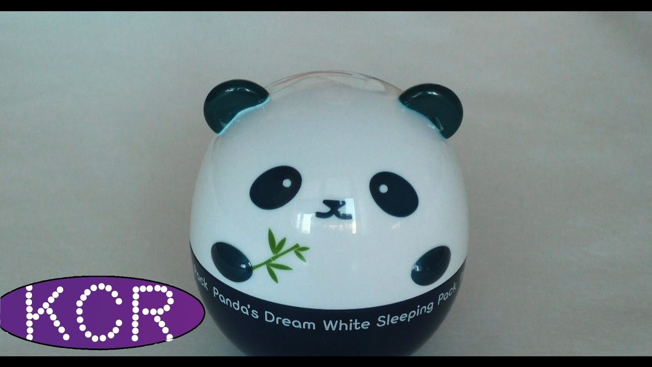 Ночная ПАНДА не отбелит, но УВЛАЖНИТ кожу  Panda's Dream White Sleeping Pack