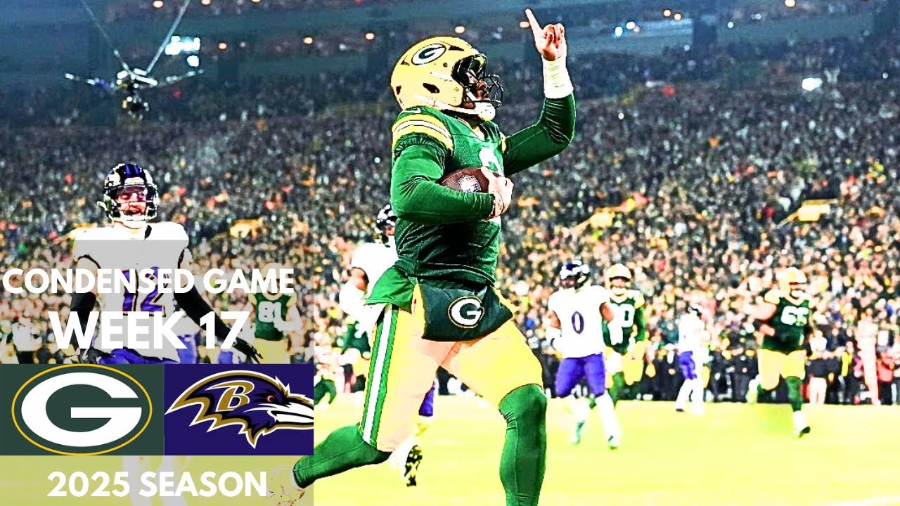 Packers vs Ravens 2025 Week 17 Condensed Game | NFL Highlights