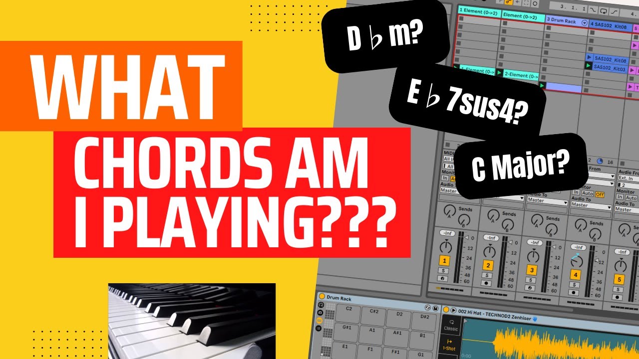 The Easy Way to Find the Name of MIDI Chords You’re Playing in Ableton Live