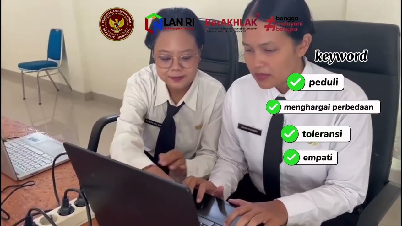 Penerapan nilai - nilai berakhlak Latsar 2026