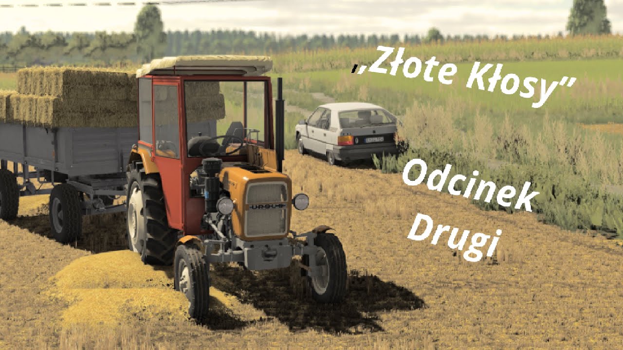 🌾 Prasowanie słomy u Pana Mariana. I poznanie nowego bohatera🌾 ,,Złote Kłosy