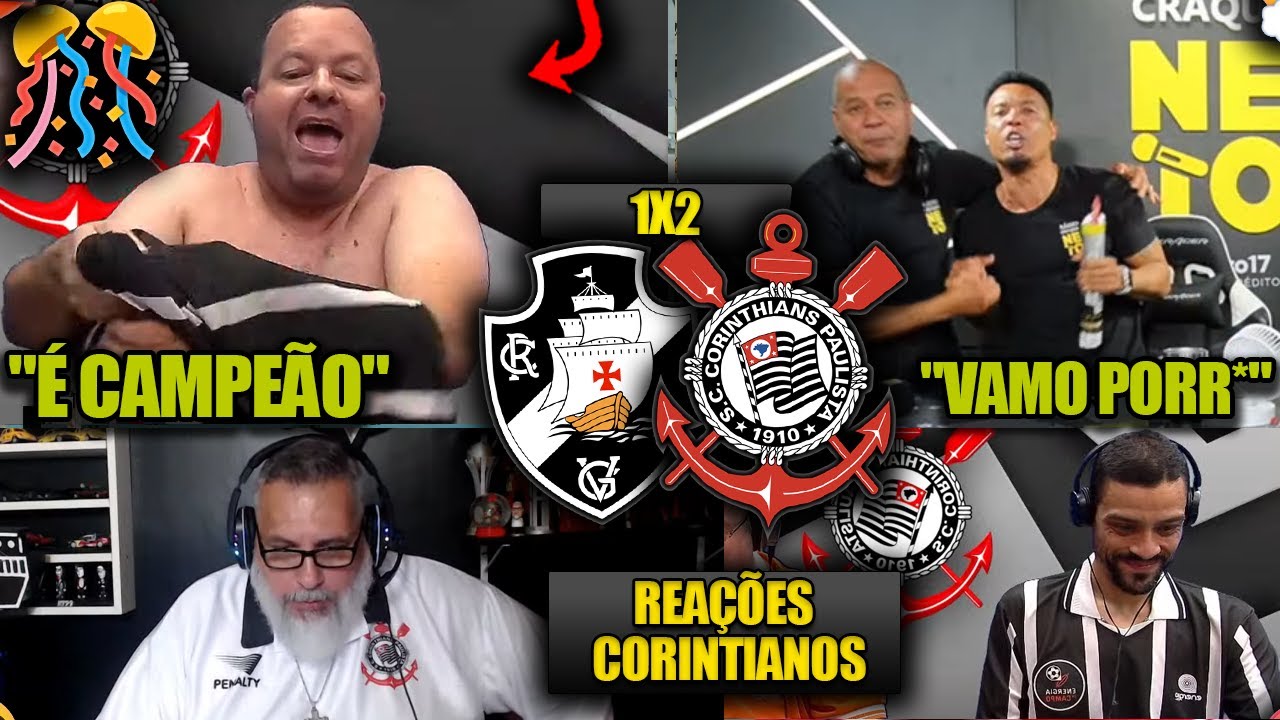 REAÇÕES dos CORINTIANOS EUFÓRICOS - VASCO 1x2 CORINTHIANS - COPA DO BRASIL 2025 - REACT DO TÍTULO!