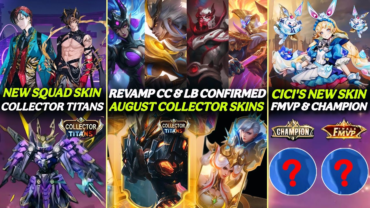 11.11 Revamp | August Collector | FMVP & Champion Skin | New Squad Skin | New Collector Titians Skin