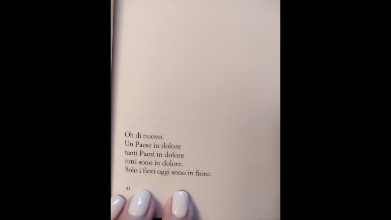 Una poesia per stare meglio 9 Lamarque, Siepe; Come un Covid; Guerra