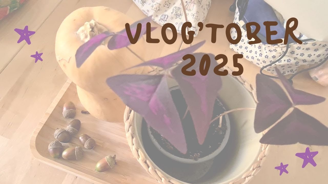 Vlogtober 2025 | Jours 6 à 10 | quand le son a décidé que bah non y'a aquaponey!! 