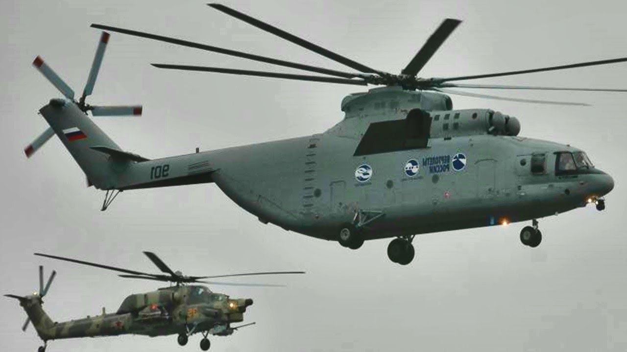 Top 8 Helic&oacute;pteros de Transporte Militar m&aacute;s Grandes y Poderosos del Mundo.