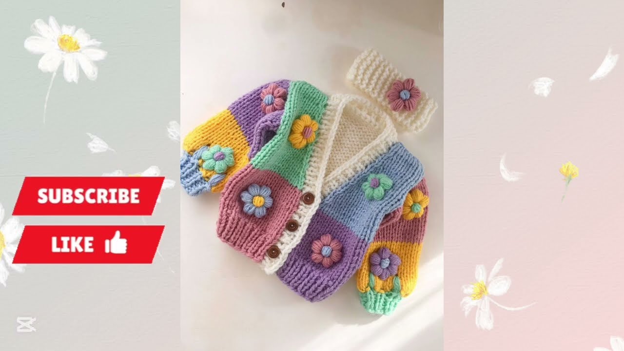 💖 40 Adorable Crochet Baby Cardigan Ideas & Patterns | Easy Crochet Sweaters for Babies 💖